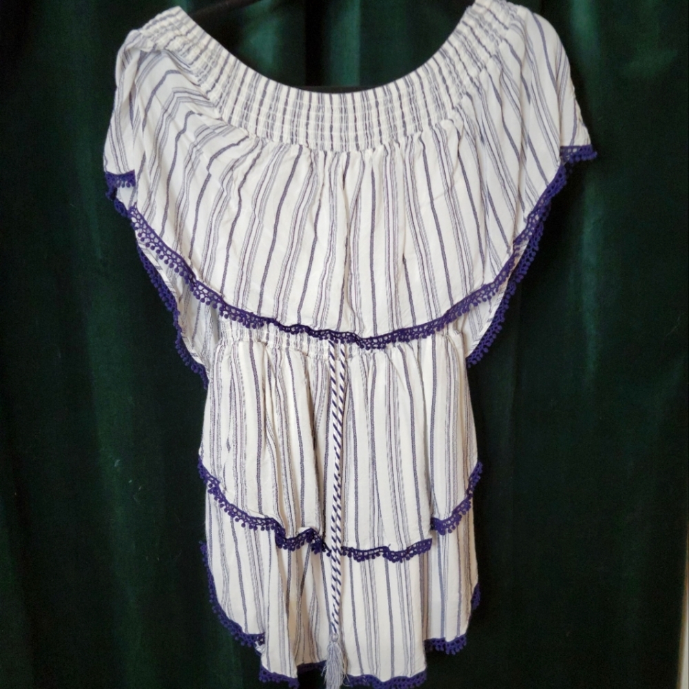 TJD off the shoulder mini dress